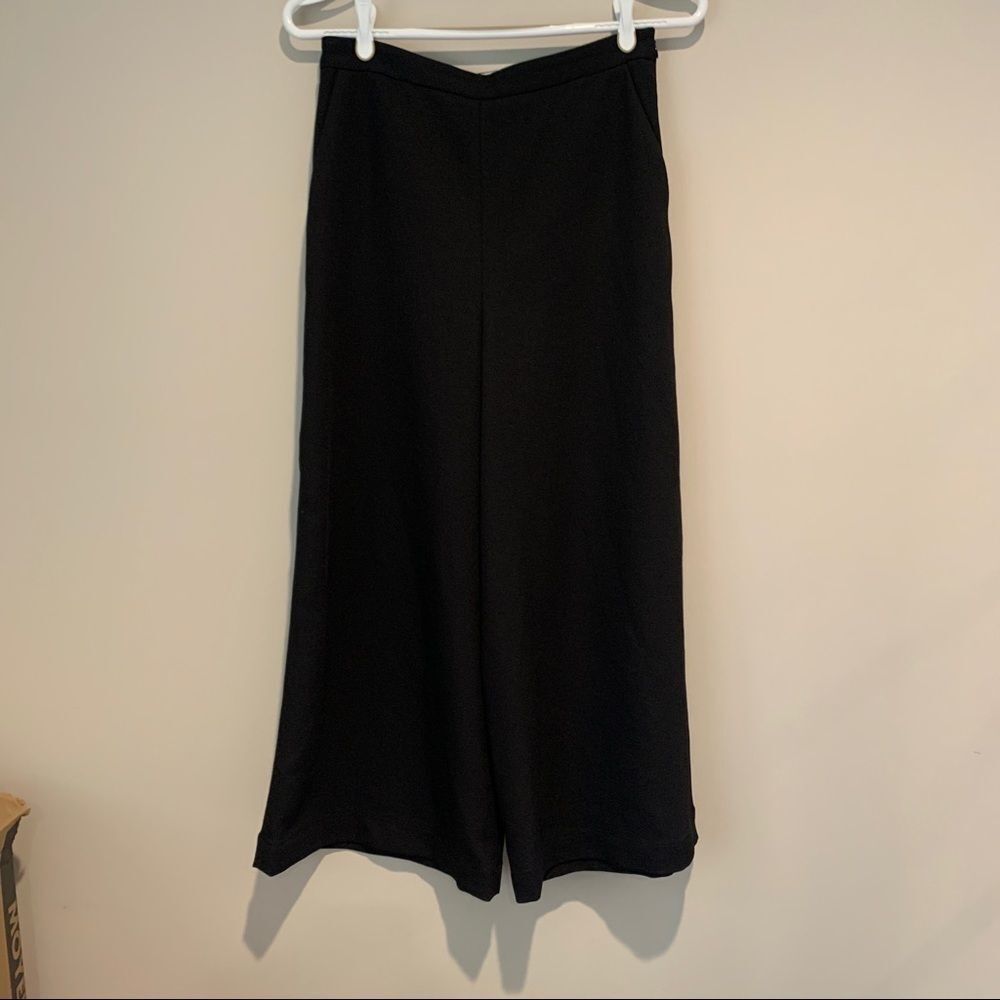 Black Aritzia Wilfred Wide leg pants size 6